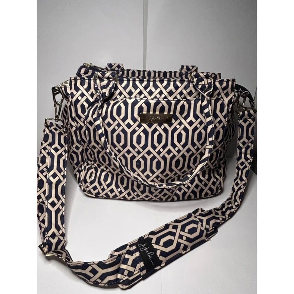 Ju Ju Be  Diaper Bag Royal Envy Back Pack Shoulder Strap Diaper Changer Navy